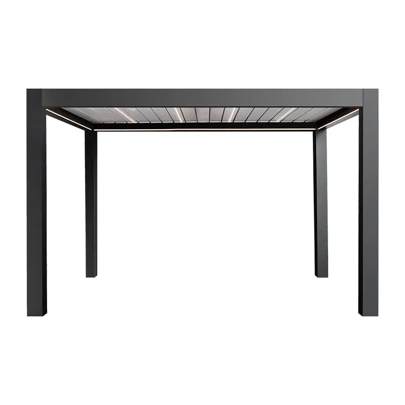 Pergola HySpas Premium HP-108 - 3x3m - Versione Manuale - Lamelle doppio strato, LED, resistente vento 120km/h