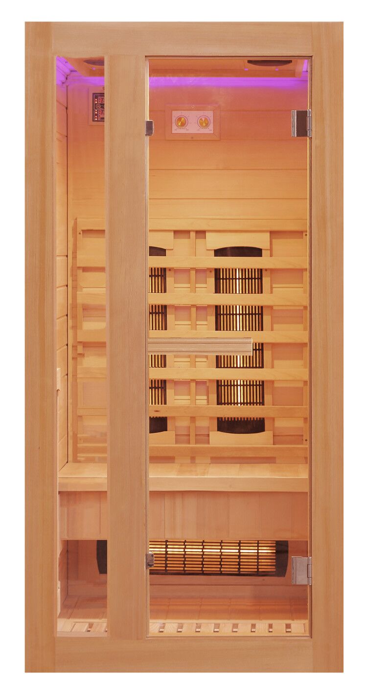 Sauna Finlandese HS-501B - 900x900x1900mm - 1 posto - 1540W