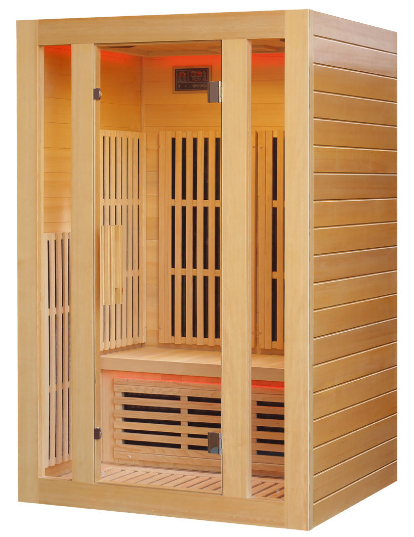 Sauna Finlandese HS-502F-1 - 1200x1050x1900mm - 2 posti - 2040W
