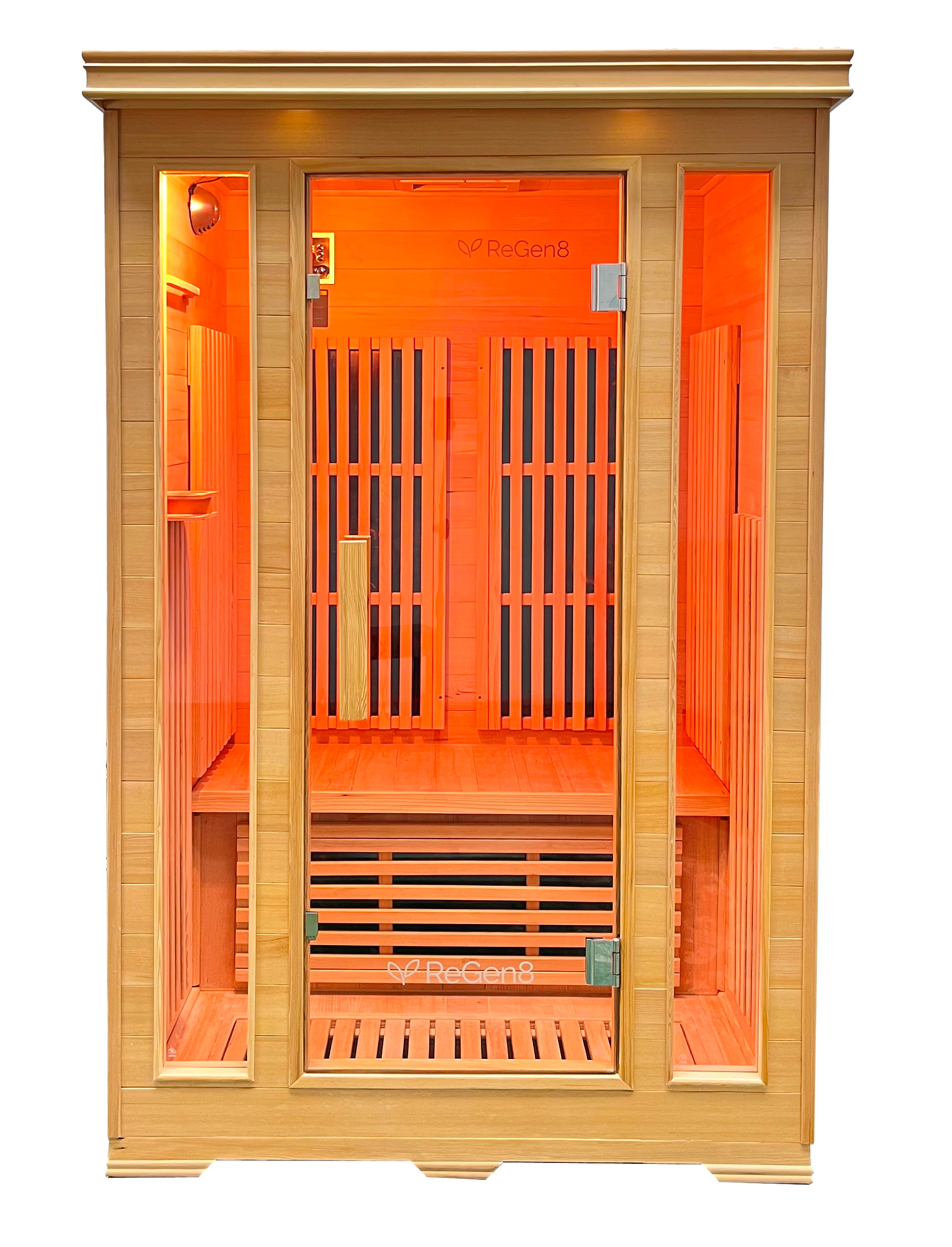 Sauna Finlandese HS-502SCB - 1200x1050x1900mm - 2 posti - 2040W