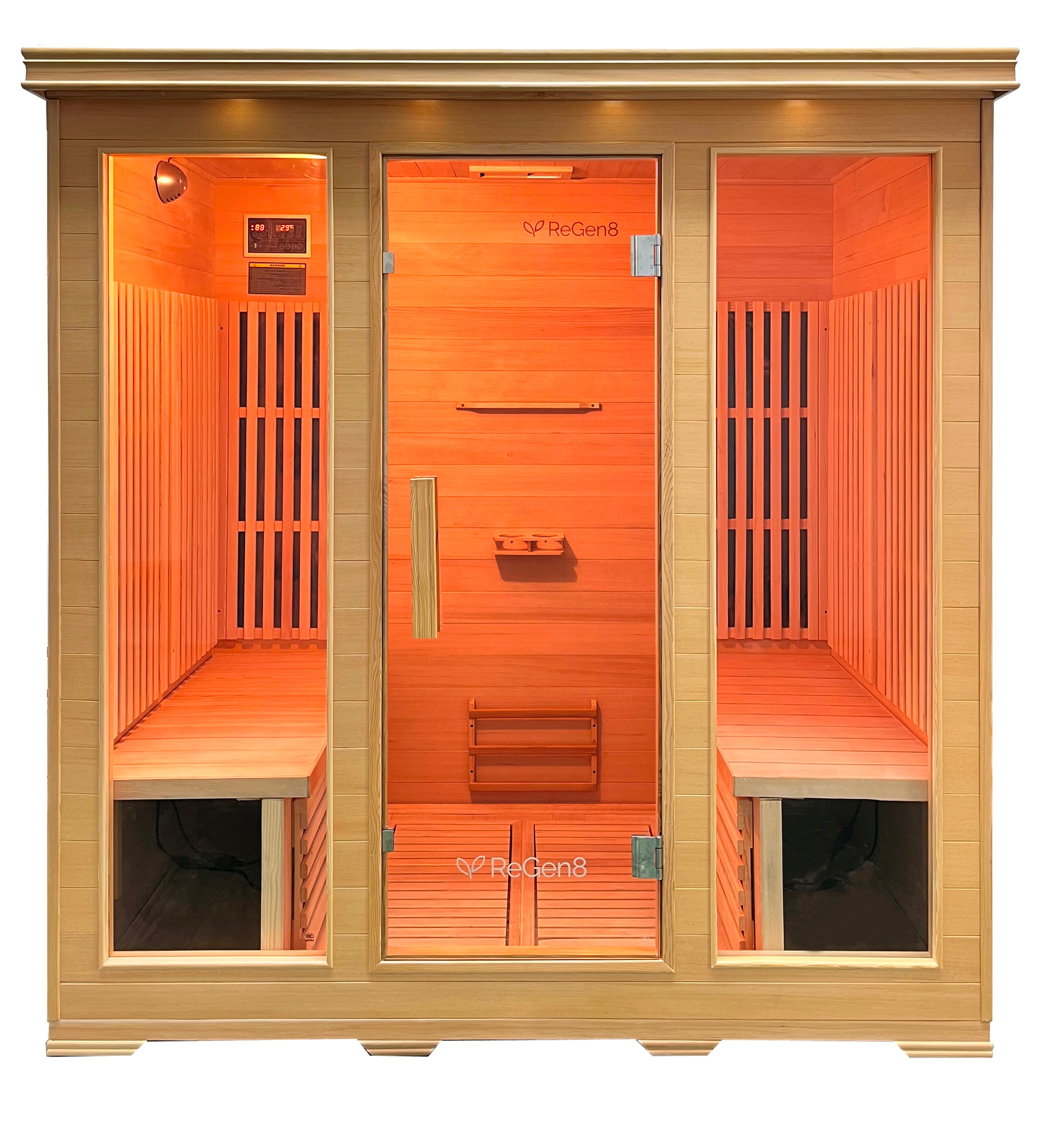 Sauna Finlandese HS-504SCB - 1800x1200x1900mm - 4 posti - 2640W