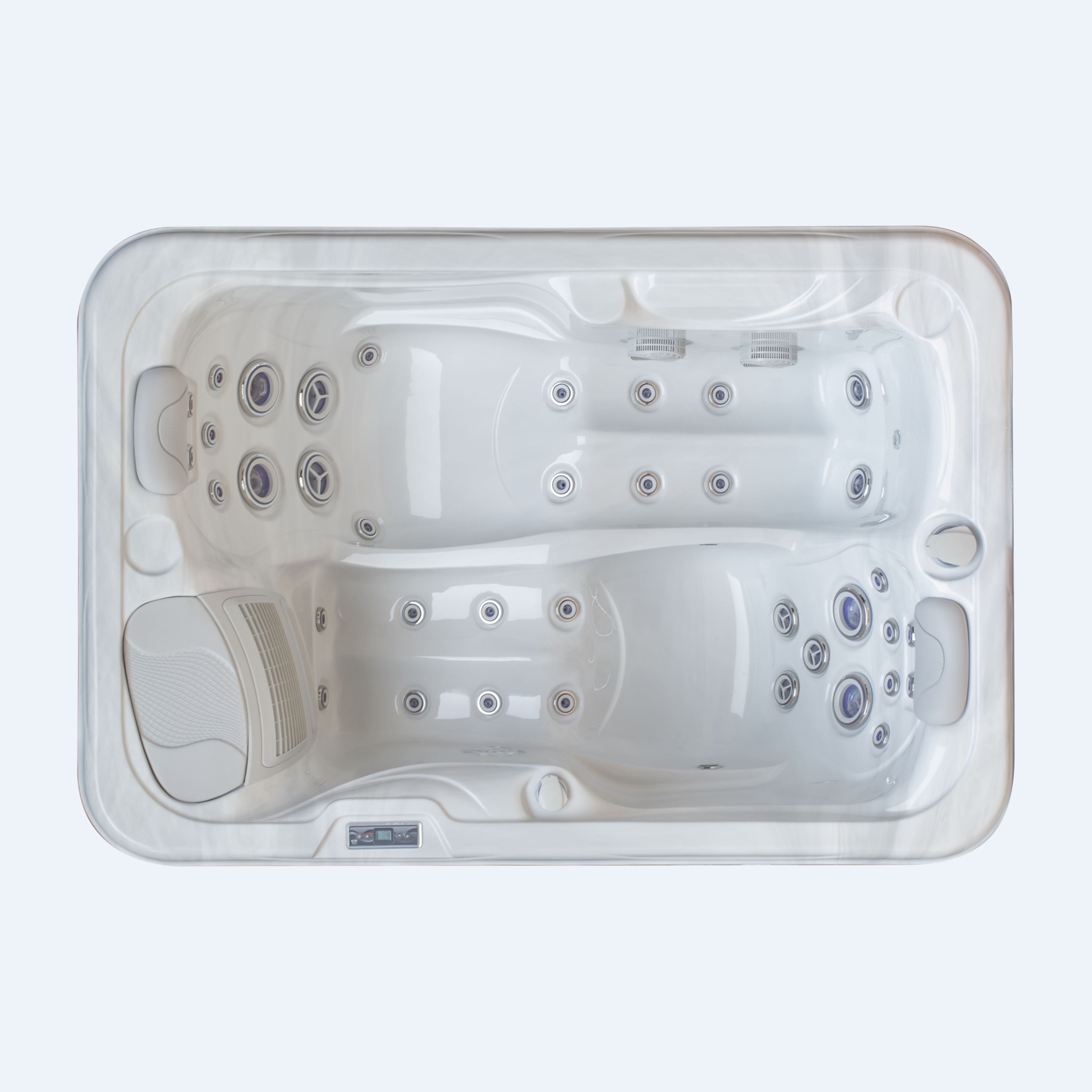 Vasca Idromassaggio HySpas INSPIRO STARTER HY-6202B - 2000 x 1350 x 800mm - 2 lettini - 28 getti