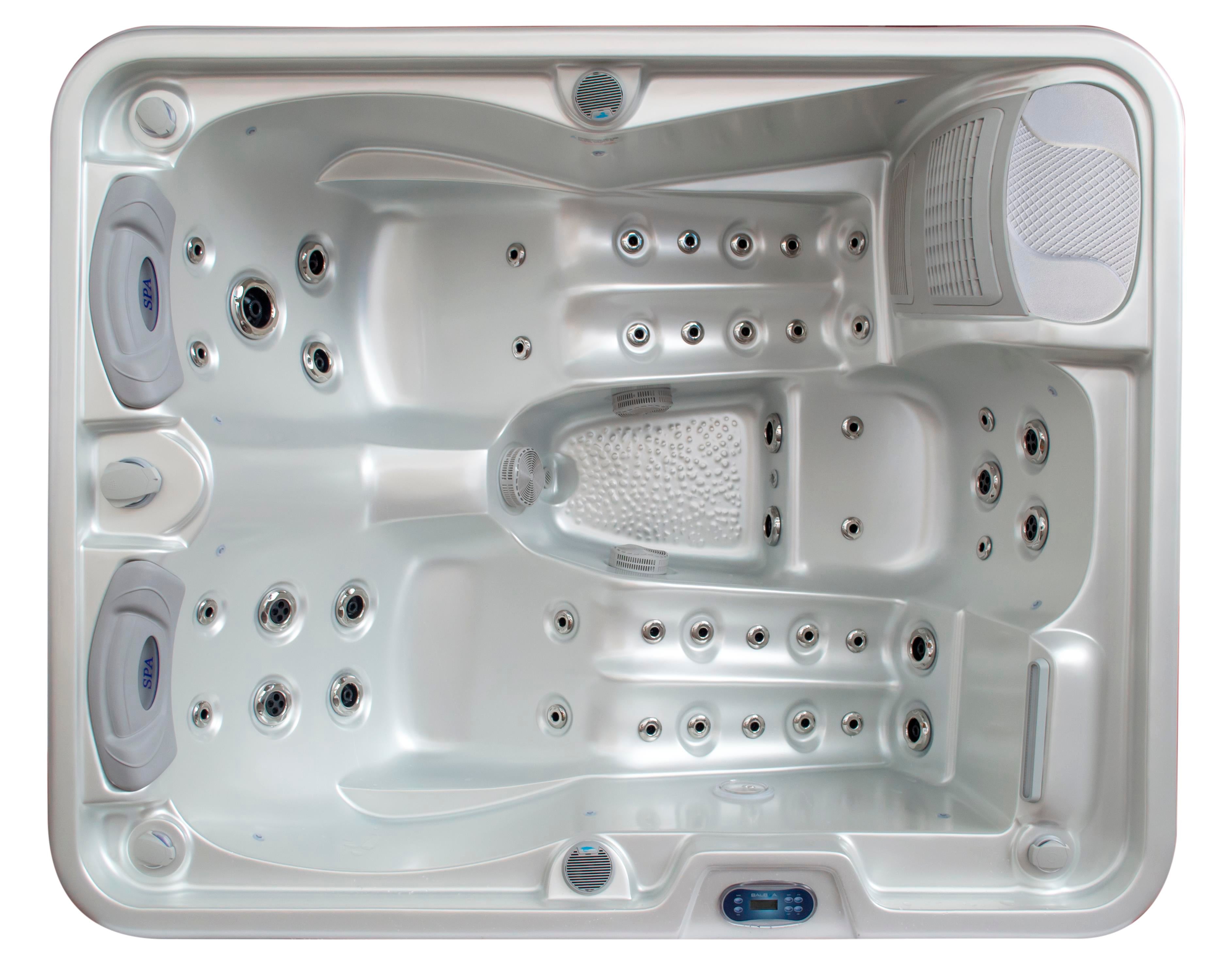 Vasca Idromassaggio HySpas INSPIRO STARTER HY-6301B - 2100 x 1700 x 800mm - 1 seduta + 2 lettini - 27 getti
