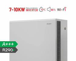 Pompa di Calore HySpas XP17DCVXI32 - Volume piscina consigliato 24-86 m³ - Capacità riscaldamento Turbo 16kW / Smart 14kW - Compressore Inverter - Dimensione netta 620x600x917mm